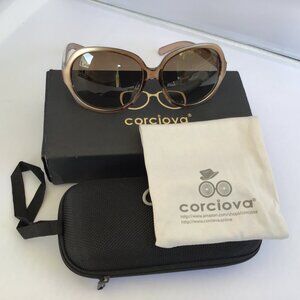 Corciova Polarized Sunglasses Women Trendy 2025 Sun Glasses, Driving Beach,Brown